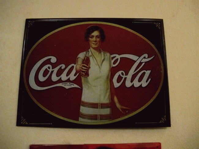 plaque émaillée coca cola