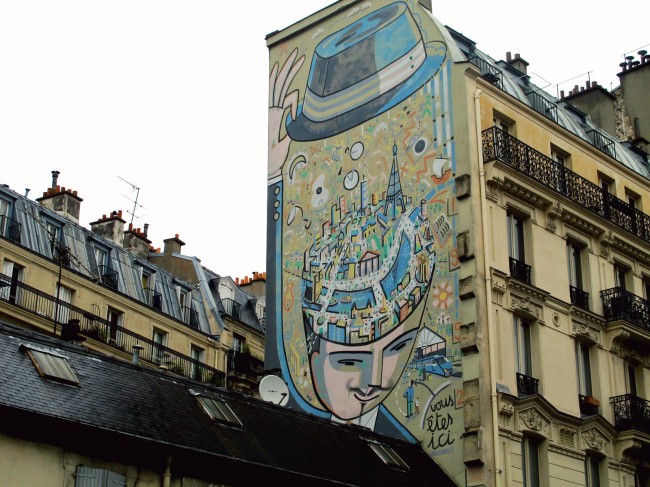 mur peint paris