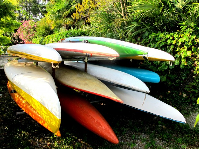rangement kayaks