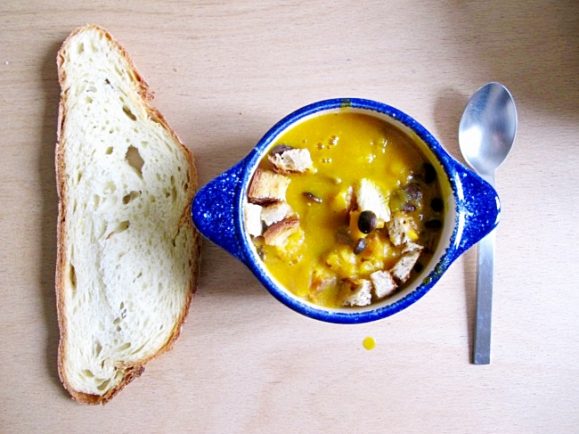 soupe champignon potiron