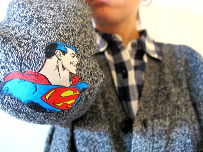 customiser coudes pull superman diy