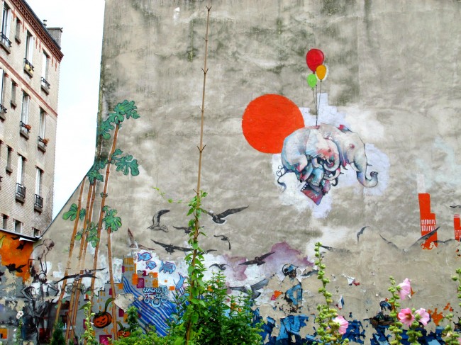 street art belleville paris