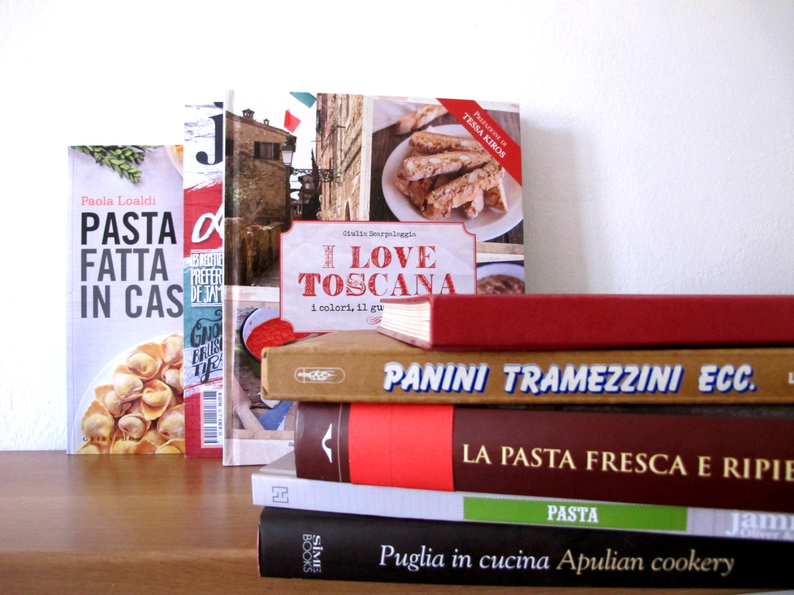Cuisine italienne, mes livres!